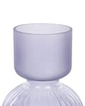 Miniatyrbilde 4 av 5: Vase Lilla Glass 26 cm Retro design Moderne Blomstervase Dekorasjon Tilbehør Innredning