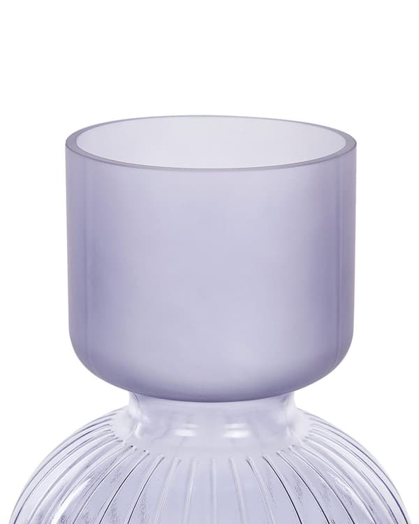 Vase Lilla Glass 26 cm Retro design Moderne Blomstervase Dekorasjon Tilbehør Innredning
