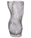 Miniatyrbilde 7 av 9: Blomstervase Grå Glass 31 cm Dekorativ Bordplate Hjemdekorasjon Moderne