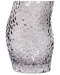 Miniatyrbilde 9 av 9: Blomstervase Grå Glass 31 cm Dekorativ Bordplate Hjemdekorasjon Moderne
