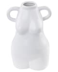 Miniatyrbilde 5 av 7: Vase Hvit Porselen H25 cm Formet som en kvinne Runde håndtak Dekorasjon Tilbehør Moderne Vanntett