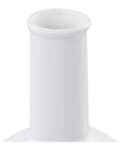 Miniatyrbilde 4 av 5: Vase Hvit Porselen H22 cm Flaskeformet Rund form Dekorasjon Tilbehør Moderne design Blomstervase