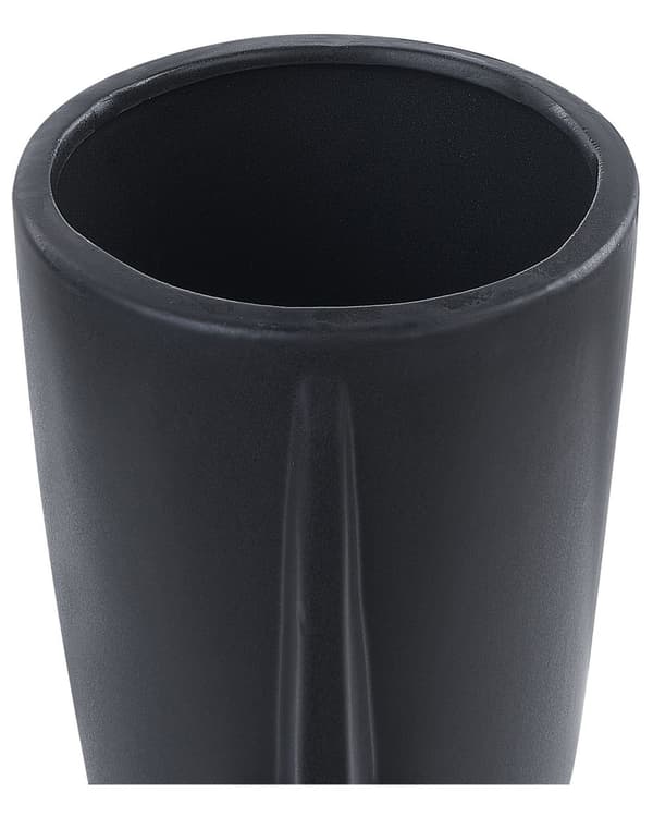 Dekorativ Bordsvas Svart Porslin 22 cm Abstrakt