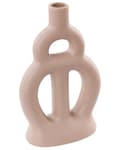 Miniatyrbild 1 av 6: Dekorativ Bordsvas Beige 28 cm Modern Abstrakt Form Vattentålig Vardagsrum Sovrum