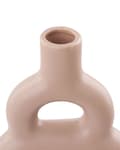 Miniatyrbilde 5 av 6: Dekorativ Blomstervase Beige Porselen 28 cm Moderne Abstrakt Form Vanntett Stue Soverom