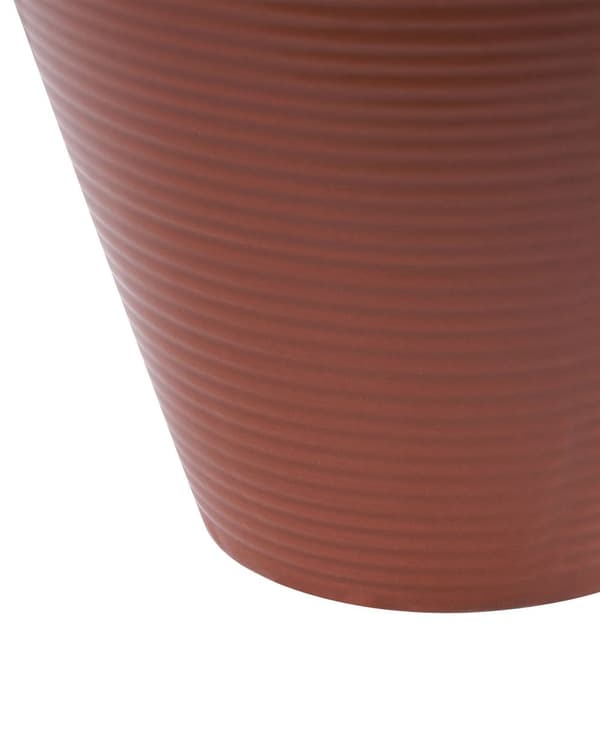 Dekorativ Vase Brun Dolomitt Keramikk 22 cm Borddekorasjon Kroppsform Skulptur Boho Minimalistisk Blomstervase
