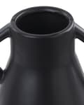 Miniatyrbilde 4 av 5: Dekorativ Vase Svart Dolomitt Keramikk 30 cm Borddekorasjon Kroppsform Skulptur Boho Minimalistisk Blomstervase