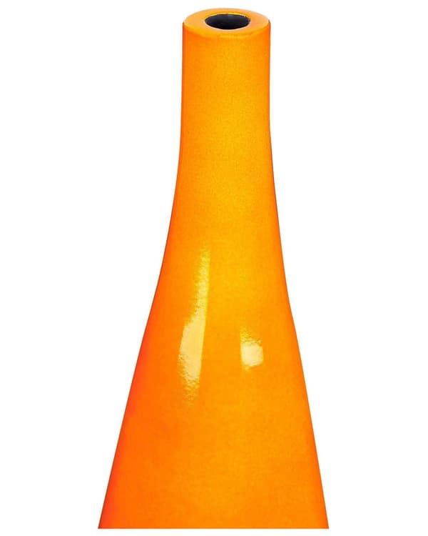 Dekorativ Vase 50 cm cm Terracotta Moderne Neon Oragne Stue Soveværelse