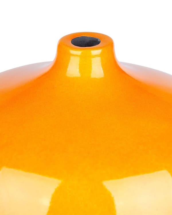Dekorativ Vase 37 cm Terracotta Moderne Neon Orange Stue Soveværelse