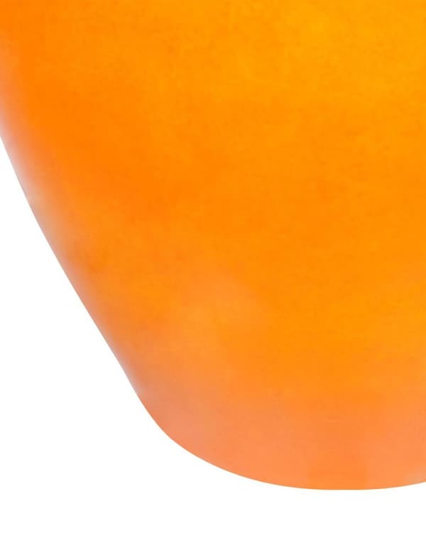 Dekorativ Vase 37 cm Terracotta Moderne Neon Orange Stue Soveværelse