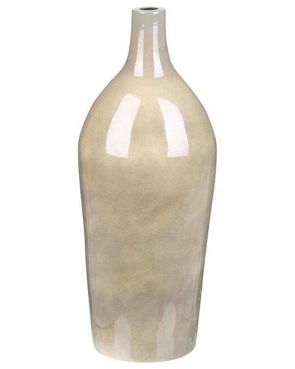 Dekorativ Vase Taupe Terracotta Elegant Moderne Stue Soveværelse
