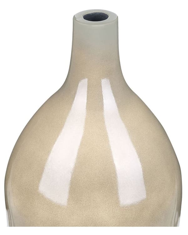 Blomstervase Taupe Terracotta 47 cm Moderne design Dekorasjon Tilbehør Stue Soverom