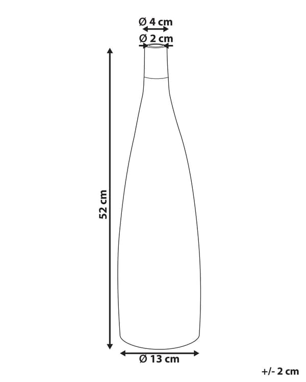 Kukkamaljakko kullanruskea 13 x 52 x 13 cm terrakotta vedenkestävä käsintehty rustiikkinen moderni