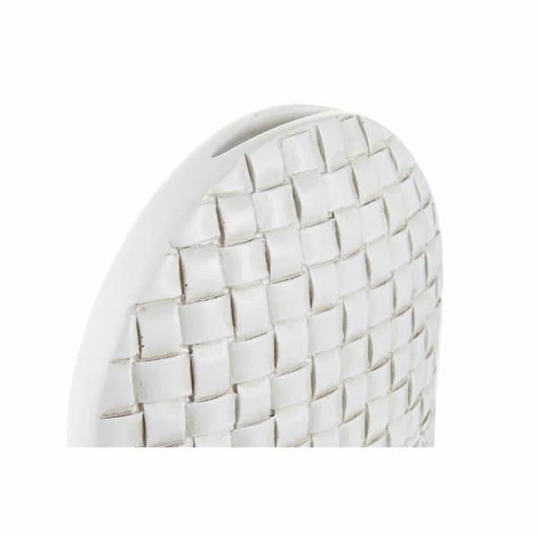 Vas DKD Home Decor Vit Harts Modern 18 x 6 x 28 cm