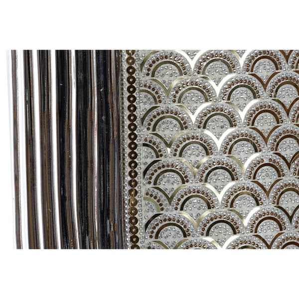 Vas DKD Home Decor Silvrig Gyllene Stengods (21 x 11 x 31 cm)
