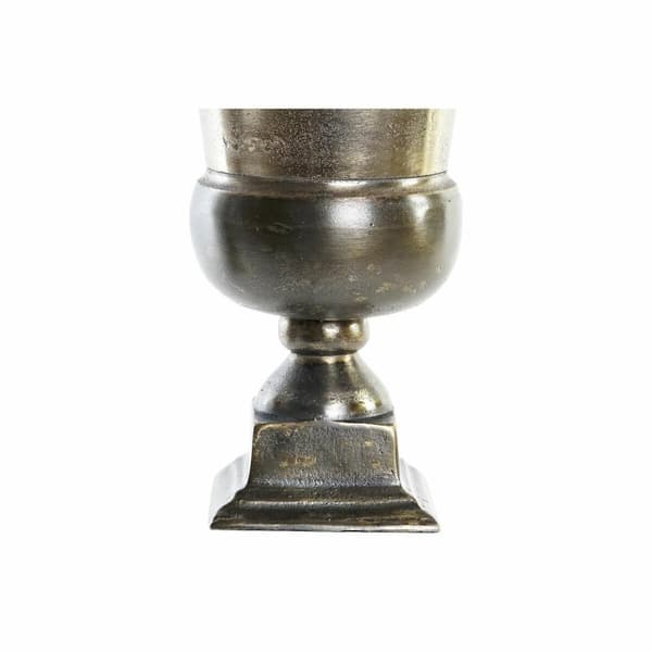 Vas DKD Home Decor 24 x 24 x 31,5 cm Silvrig Gyllene Aluminium Modern (2 antal)