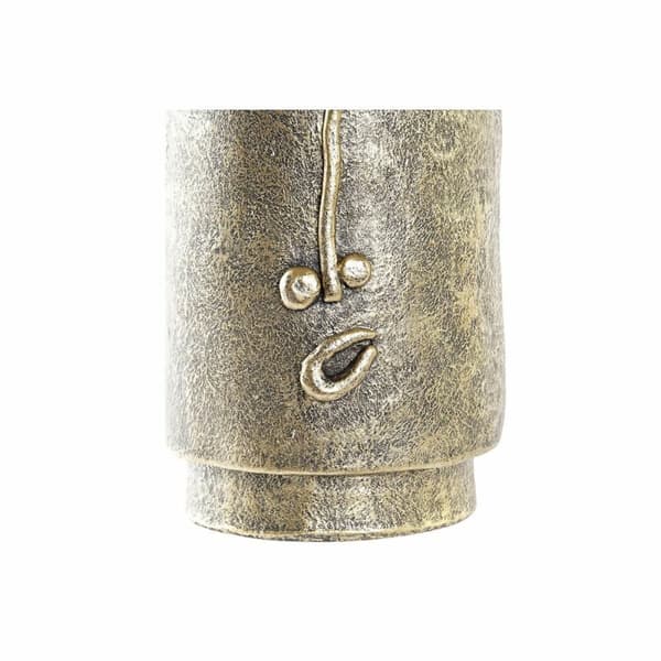 Vase DKD Home Decor Ansigt Gylden Moderne (29 x 19,5 x 36 cm)