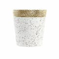 Miniatyrbillede 2 af 3: Vase DKD Home Decor Grå Gylden Metal Moderne 25 x 25 x 48 cm