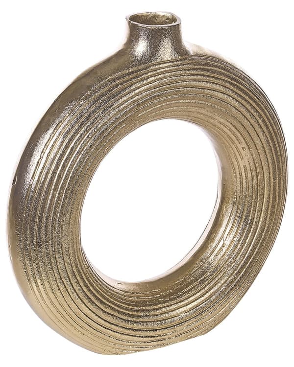 Dekorativ vase Comal Aluminium Distressed Look Indretningstilbehør Glamourøs Moderne Design