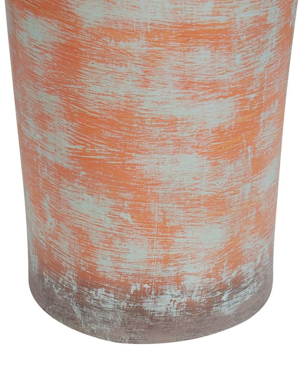 Koristemaljakko kulta vihreä 20 x 56 x 20 cm terrakotta pyöreä korkea käsintehty rustiikkinen