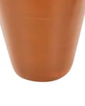 Miniatyrbillede 6 af 6: Dekorativ Vase Orange Terracotta Antik Håndlavet Naturlig Stil Tørrede Blomster