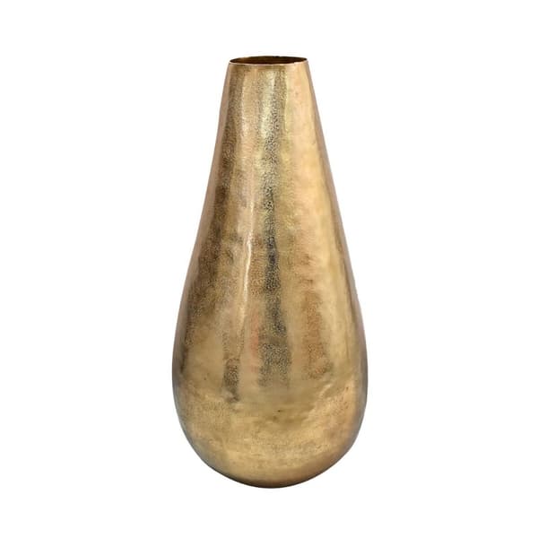 Vase 45 x 45 x 95 cm Gylden Aluminium