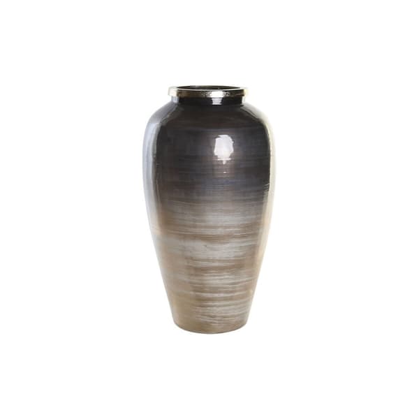 Vas DKD Home Decor Glas Aluminium Multicolour 29 x 29 x 52 cm Modern