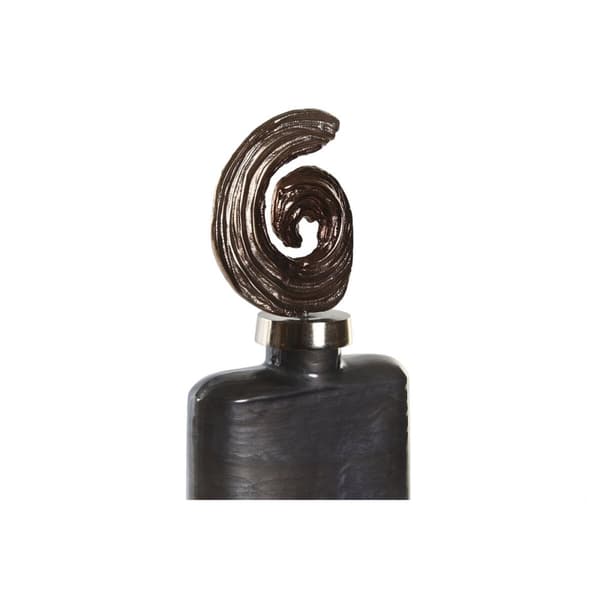 Vase DKD Home Decor 17 x 9 x 47 cm Krystal Aluminium Multifarvet Moderne