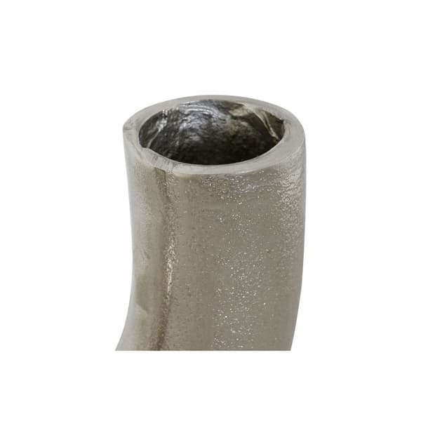 Maljakko DKD Home Decor Hopeinen Alumiini 19 x 11 x 17 cm