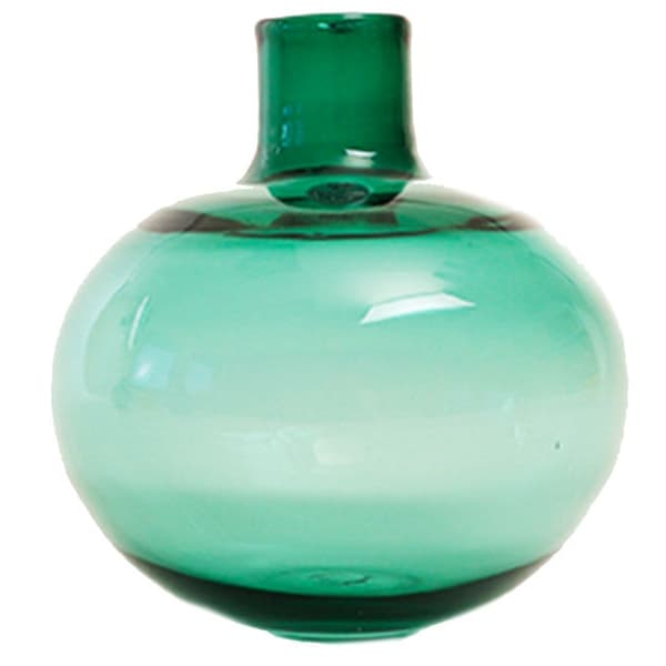 Globe vase Aquamarine H 14cm - Orranäs Glasbruk
