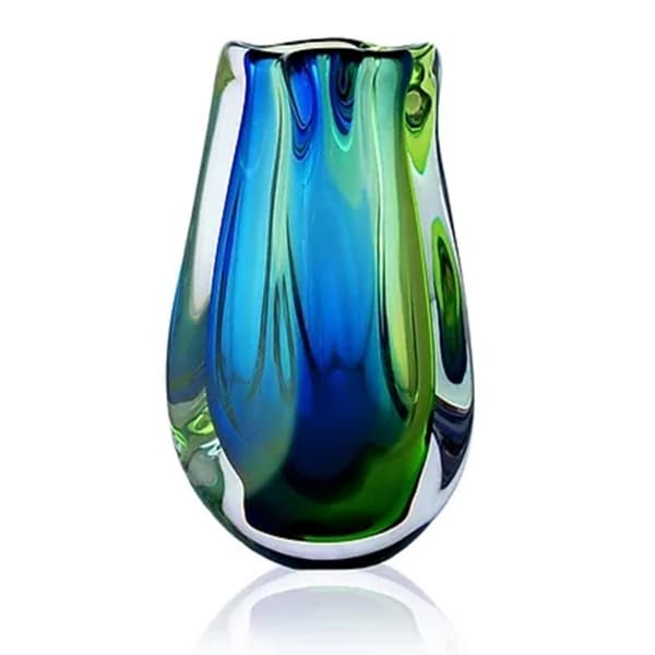 Lido Vase Blue/Green - Vas Vitreum