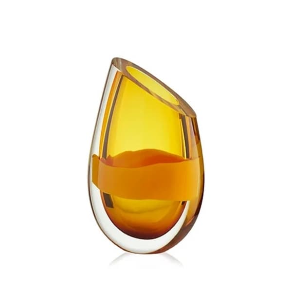 Ovum vase H 190 mm Amber - Vas Vitreum
