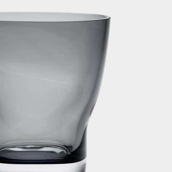 Squeeze Vase Bluish Grey, 18cm - Orrefors