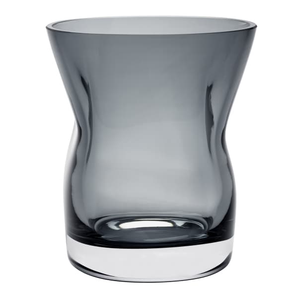 Squeeze Vase Bluish Grey, 18cm - Orrefors