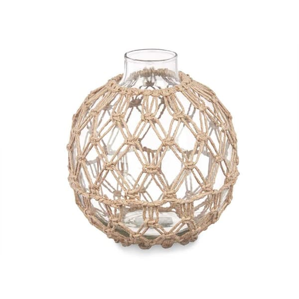 Dekorationsboll Transparent Naturell 18 x 20 cm (6 antal)