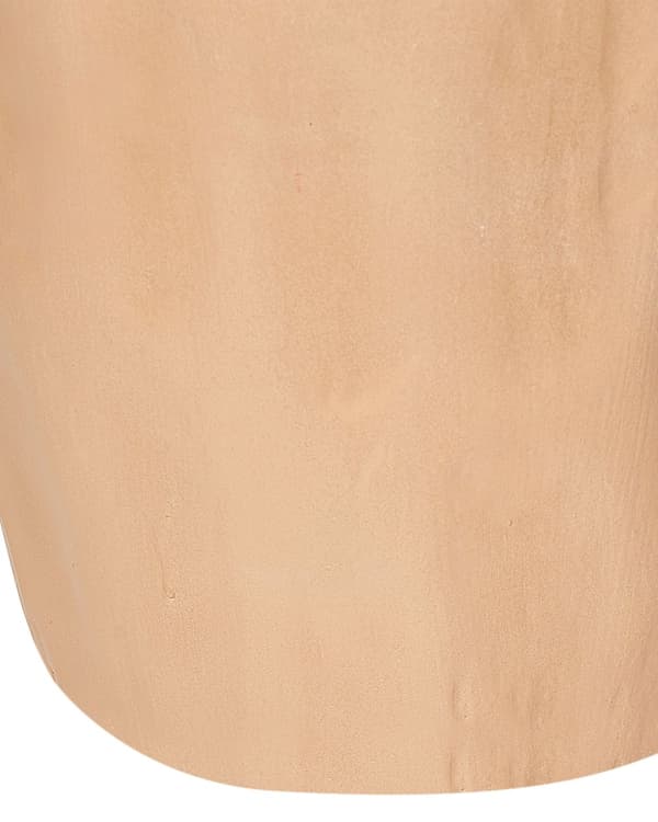 Koristemaljakko beige 46 cm terrakotta käsintehty kahvalla uurna perinteinen