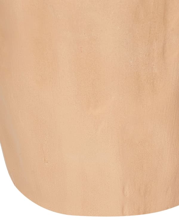 Dekorativ Vas Orange Terrakotta 47 cm Handgjord Traditionell Design Heminredning Vardagsrum