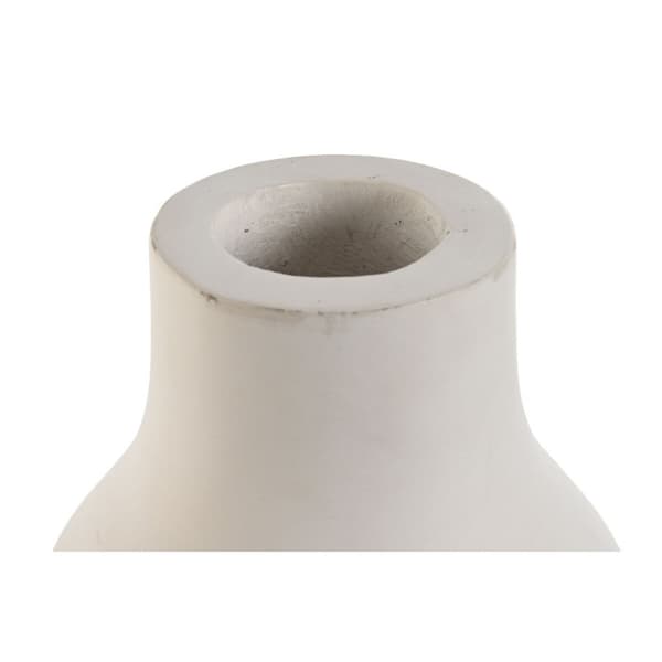 Vas Home ESPRIT Vit Mangoträ Modern Ansikte 15 x 15 x 30 cm