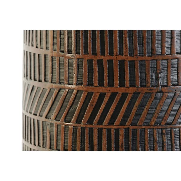 Vase Home ESPRIT Brun Sort Harpiks Kolonistil 20 x 20 x 48 cm
