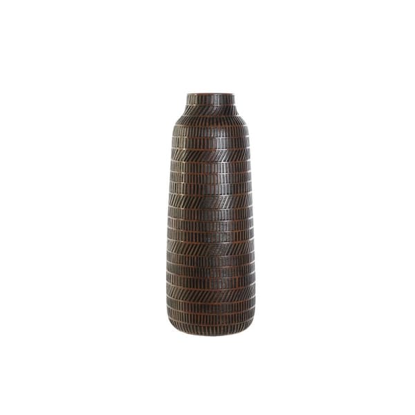 Vase Home ESPRIT Brun Sort Harpiks Kolonistil 20 x 20 x 48 cm