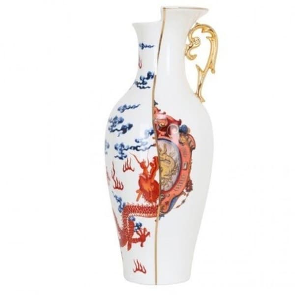 Vas - Seletti - Adelma - Flerfärgad - Ø14 H.32.5 - 'Bone China' porslin