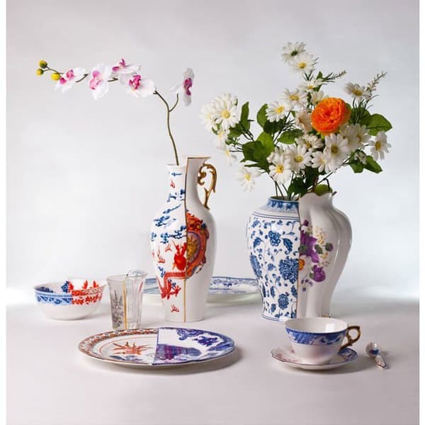 Vas - Seletti - Adelma - Flerfärgad - Ø14 H.32.5 - 'Bone China' porslin