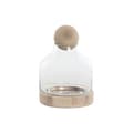 Miniatyrbild 1 av 4: Vas Home ESPRIT Transparent Naturell Trä Glas 18 x 18 x 24 cm