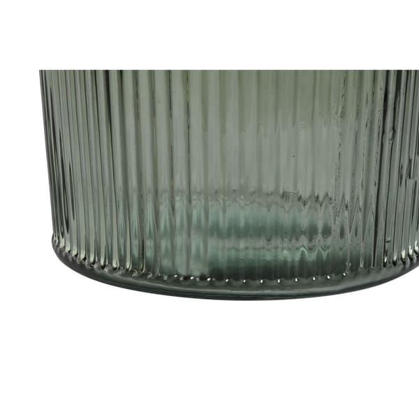 Vase Home ESPRIT Grøn Genbrugsglas 30 x 30 x 72 cm