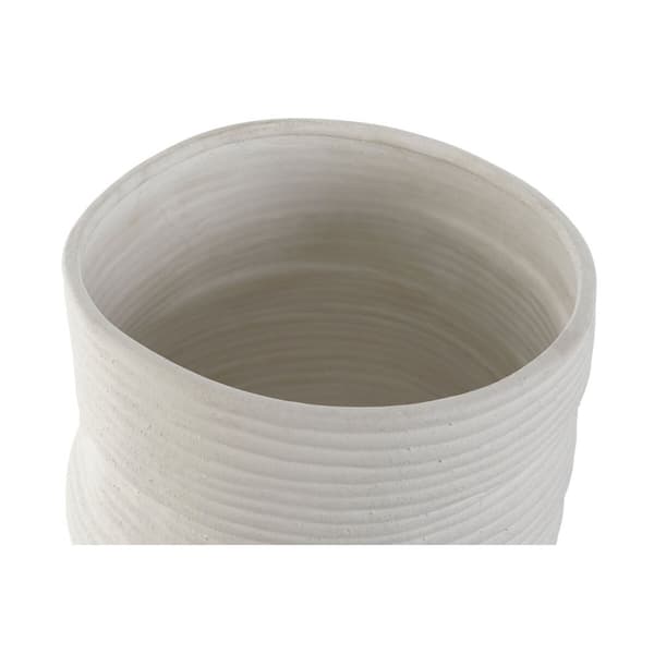 Vase Home ESPRIT Hvid Keramik 27 x 27 x 37 cm