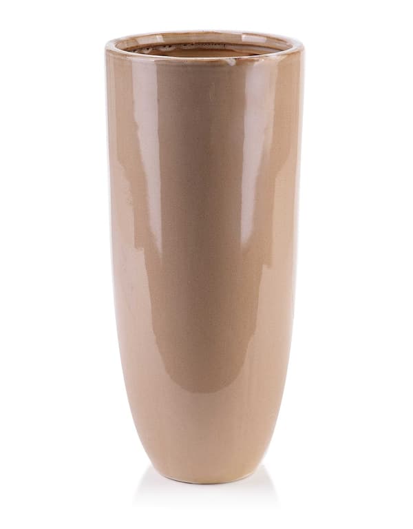 YANDA BEIGE Vas 13xh29,5cm