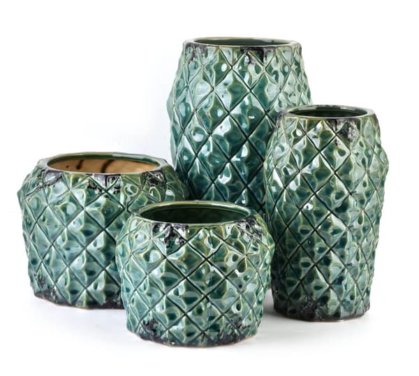 TAMANI GRÖN Vas 15,5x15,5x15,5cm