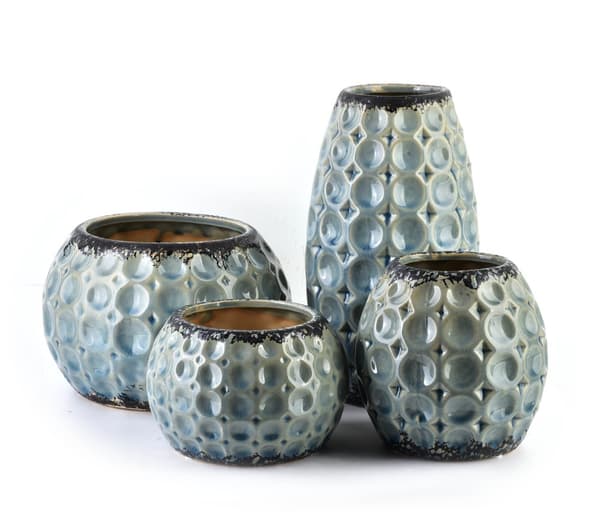 DIVINE Vase 13,5X13,5Xh24cm