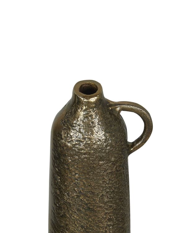 Dekorativ Vas Mässingsfinish Aluminium 40 cm Hemtillbehör Dekoration Vardagsrum Sovrum Matsal