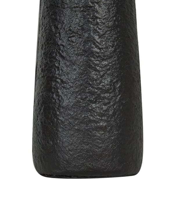 Dekorativ Vas Svart Aluminium 33 cm Hemtillbehör Glamourös Dekoration Vardagsrum Sovrum Matsal